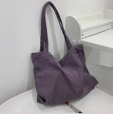 sac à main velours côtelé femme