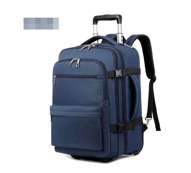 sac à roulettes de voyage transformable en sac à dos pour homme