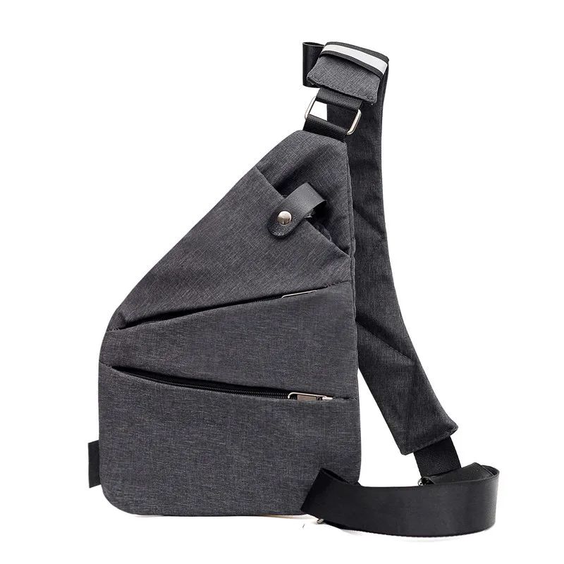 sac banane homme en toile grande capacité