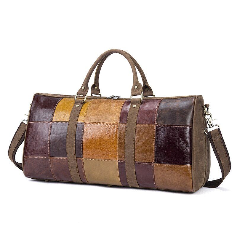 sac bandoulière en cuir patchwork