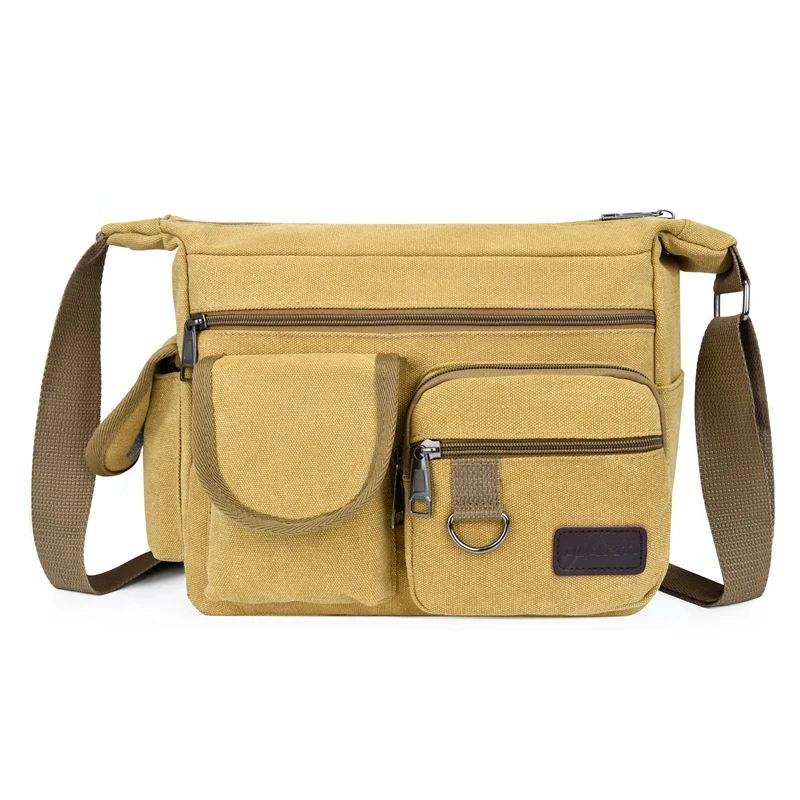 sac classique en toile avec poches pratiques