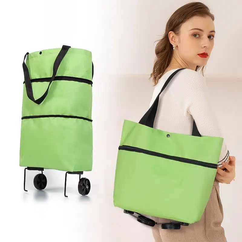 sac de courses à roulettes