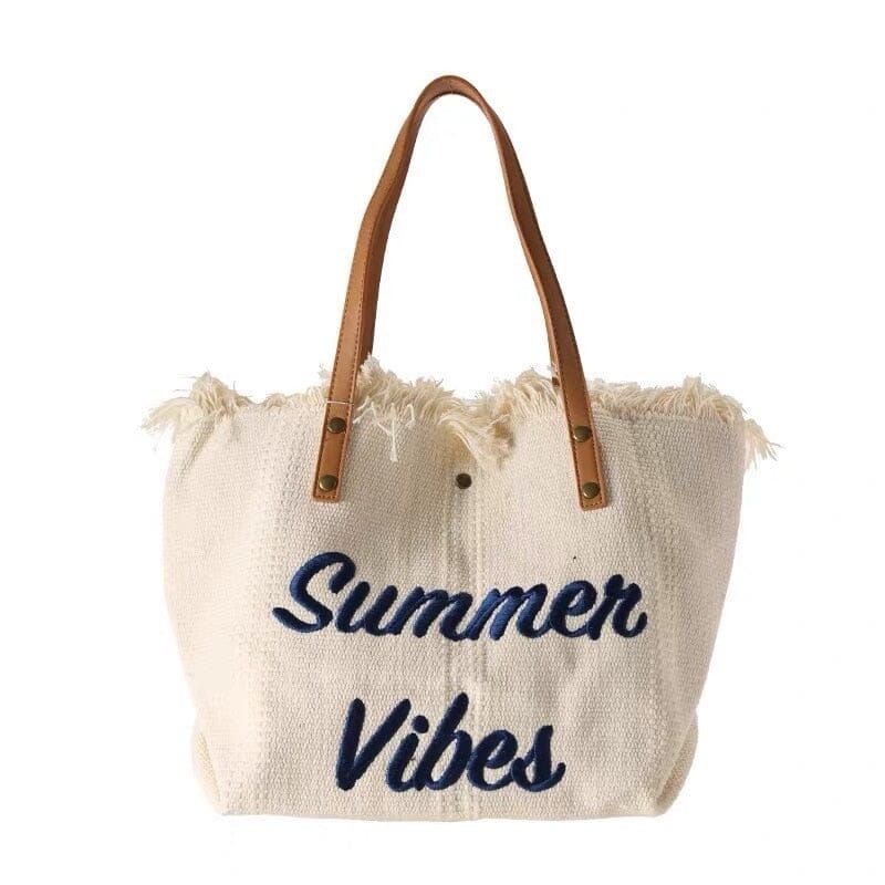 sac de plage coloré femme summer vibes