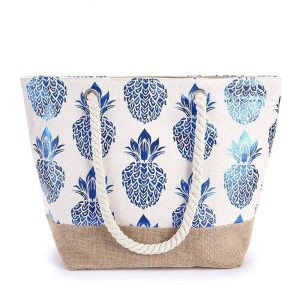 sac de plage femme bohême ananas