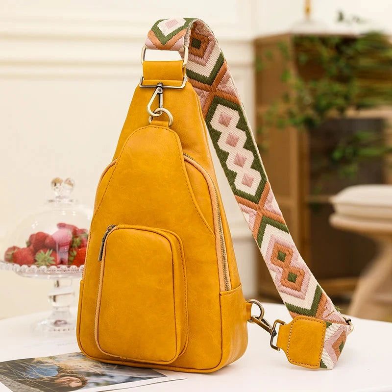 sac de poitrine femme à motif