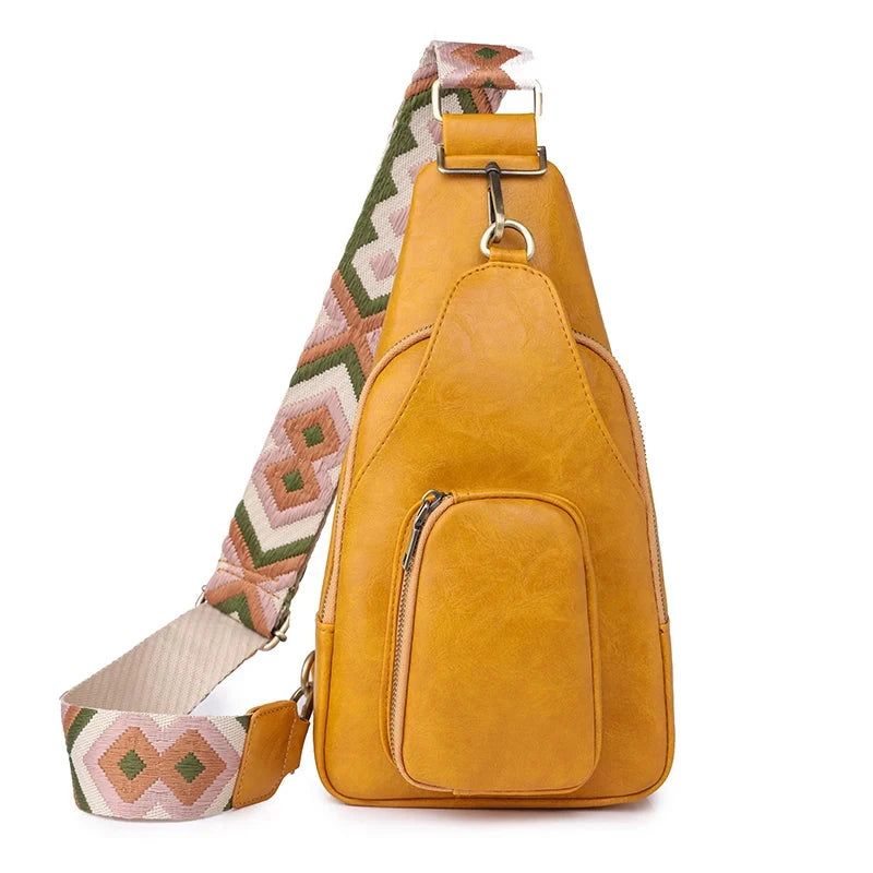 sac de poitrine femme avec fermeture éclair