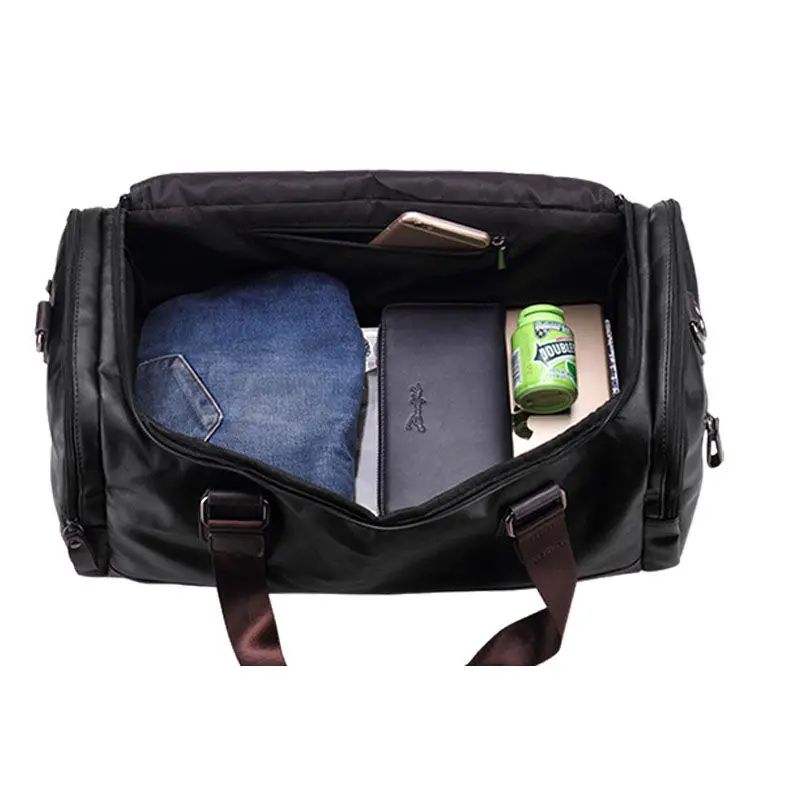 sac de sport homme en simili cuir
