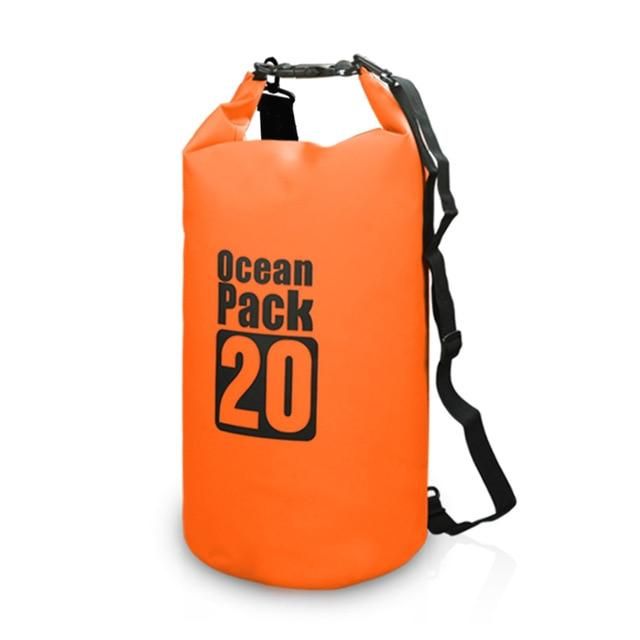 sac de sport orange Ocean Pack étanche