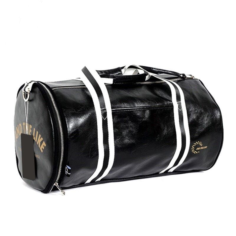 sac de sport vintage en cuir