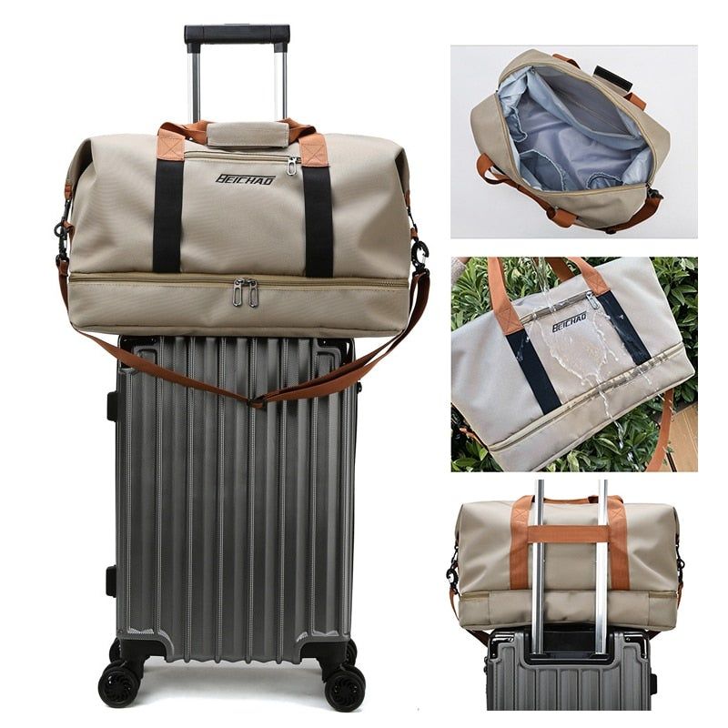 sac de sport voyage compartiment pour chaussures
