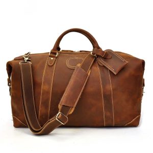 sac de voyage 100 pour cent cuir vintage pour homme