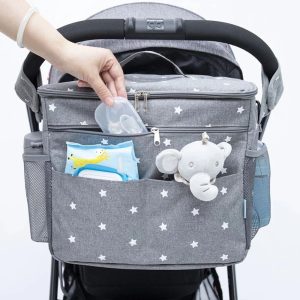 sac de voyage bébé motifs étoiles