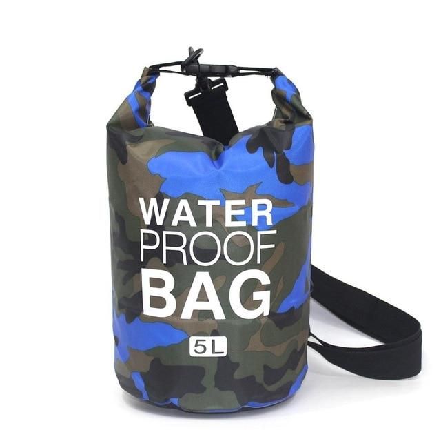 sac de voyage camouflage bleu