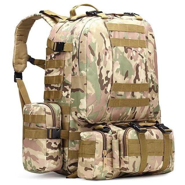 sac de voyage camouflage commando 50 litres