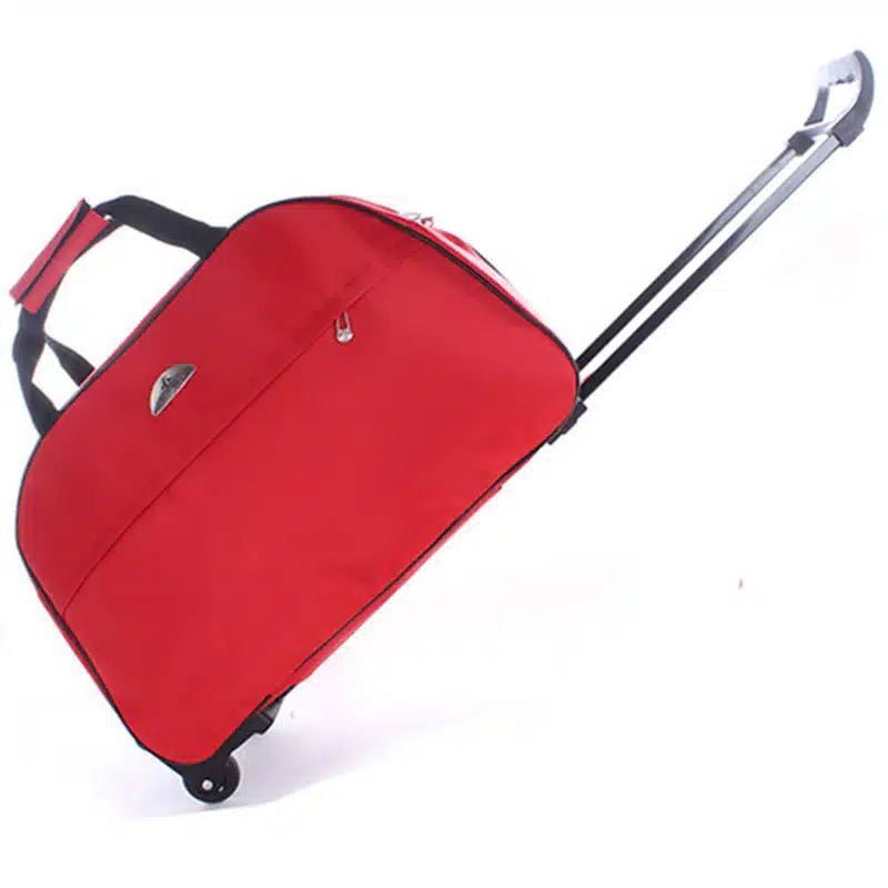 sac de voyage coloré à roulettes