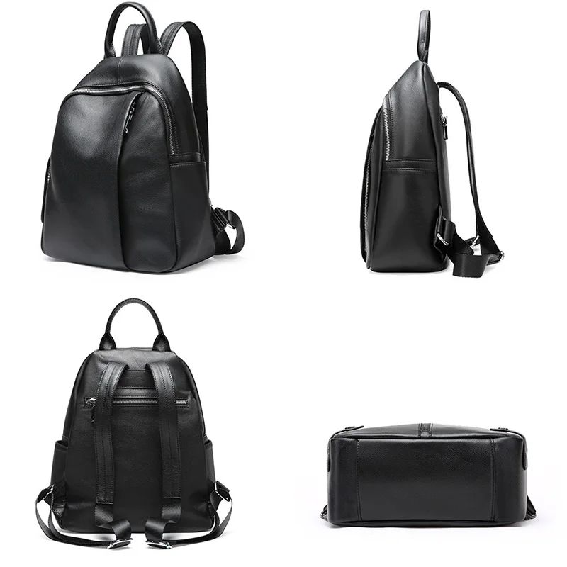 sac de voyage cuir noir élégant