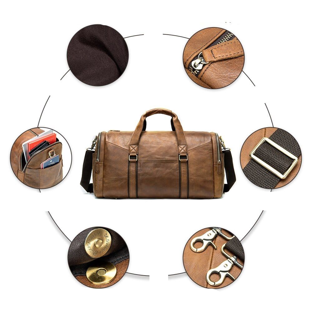 sac de voyage en bandoulière éco-responsable