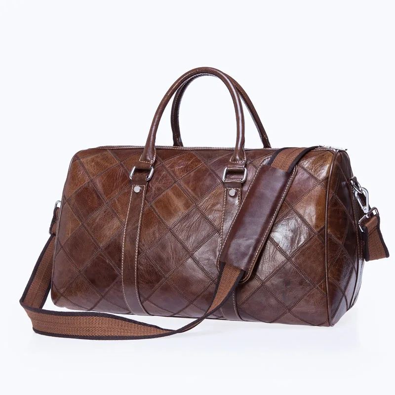 sac de voyage en cuir au style vintage