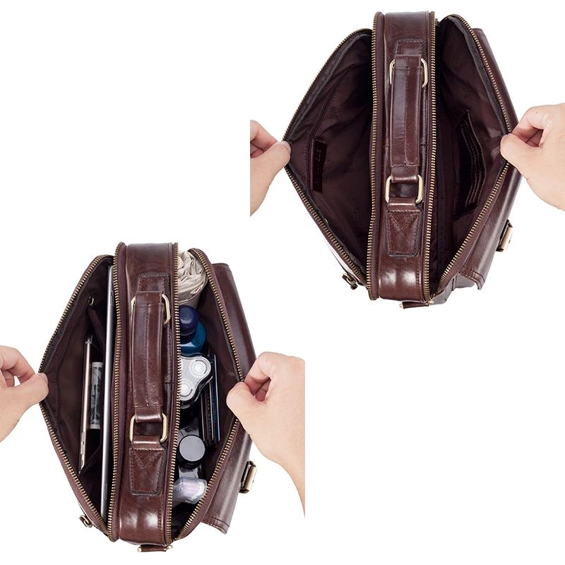 sac de voyage en cuir authentique pour homme