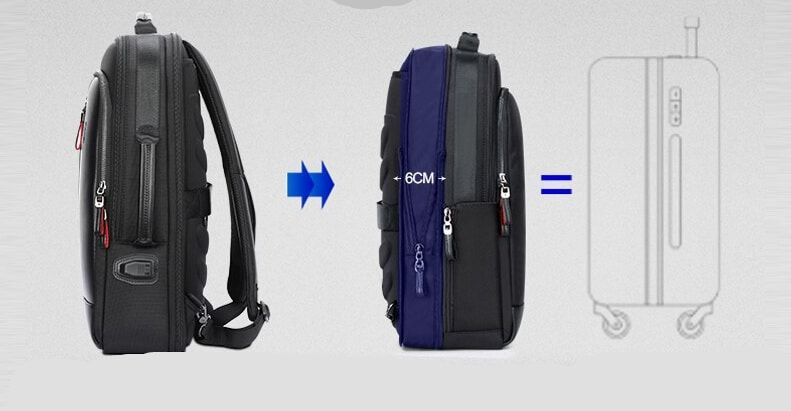 sac de voyage en cuir synthétique pour homme