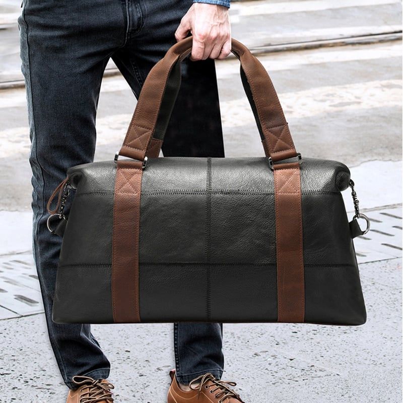 sac de voyage en cuir tendance