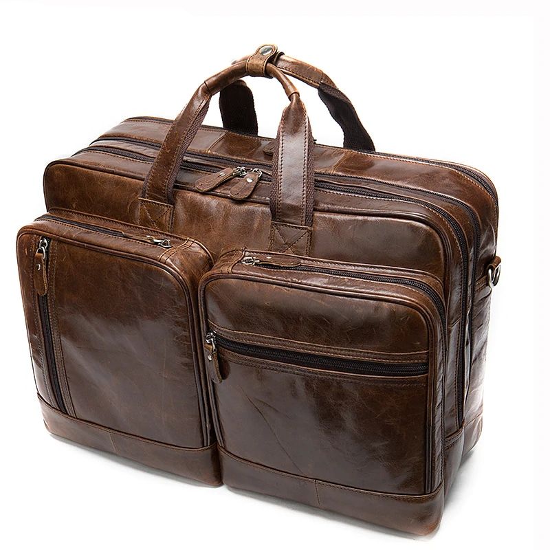 sac de voyage en cuir véritable haute qualité