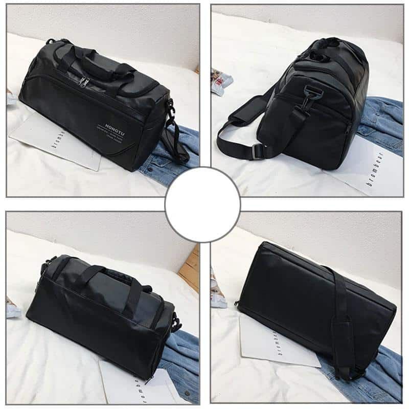 sac de voyage en simili cuir