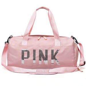 sac de voyage et sport PINK tendance pour femme