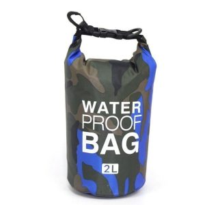 sac de voyage étanche camouflage bleu