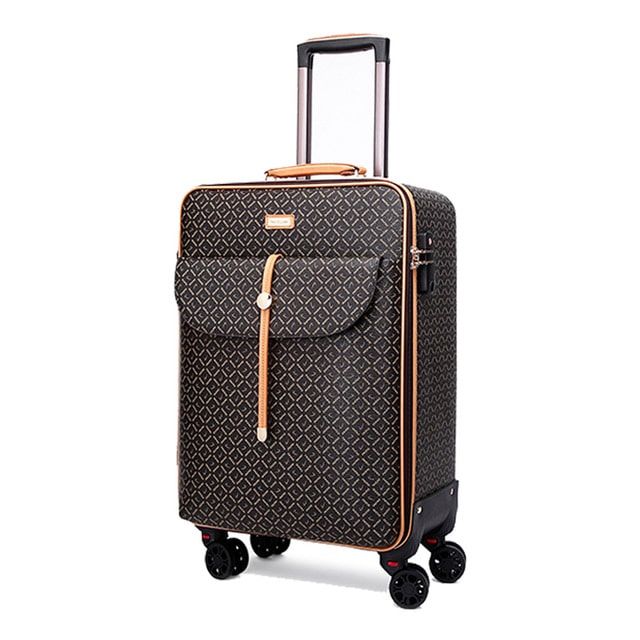 sac de voyage féminin à roulettes au style raffiné