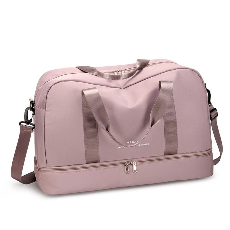 sac de voyage femme compartiment pour chaussures couleur rose