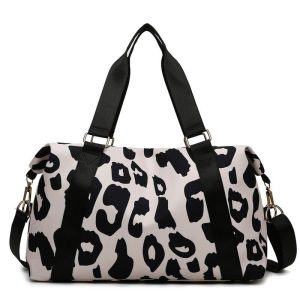 sac de voyage femme léopard
