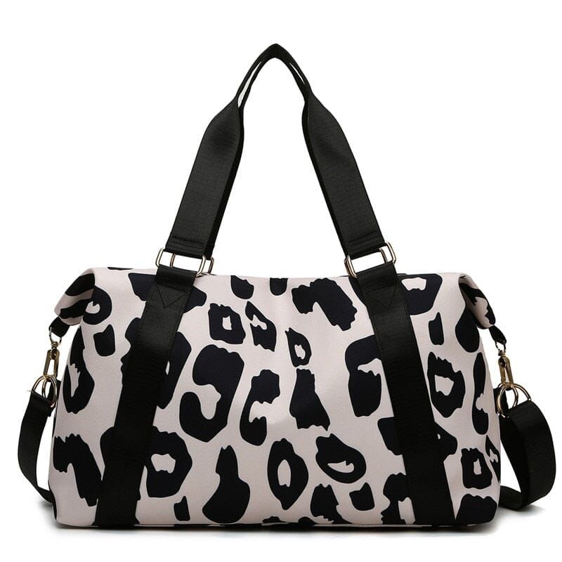 sac de voyage femme léopard