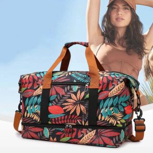 sac de voyage fleuri