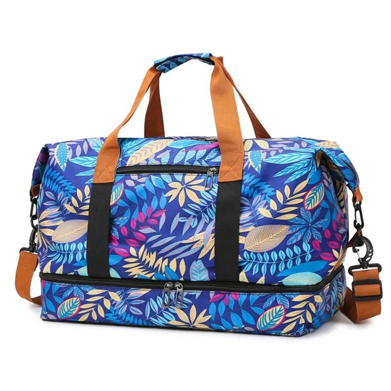 sac de voyage fleuri pour les escapades