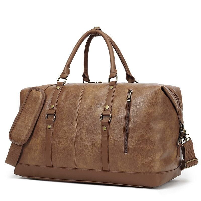 sac de voyage homme en cuir vintage