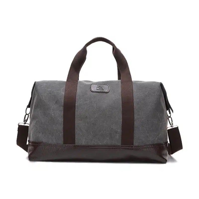 sac de voyage homme similicuir toile