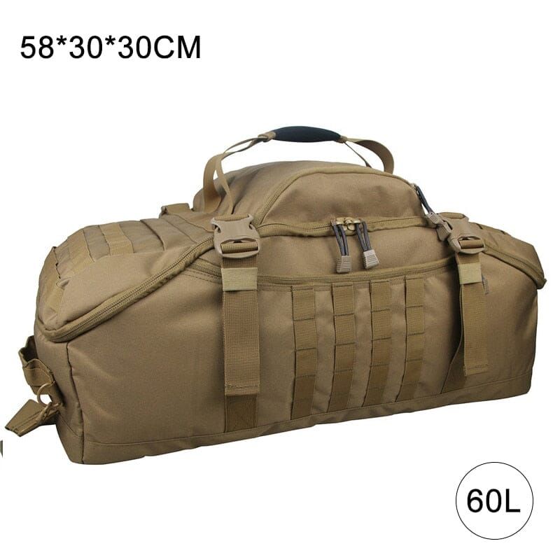 sac de voyage militaire avec plusieurs compartiments