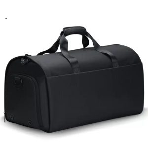 sac de voyage noir multifonction en tissu imperméable