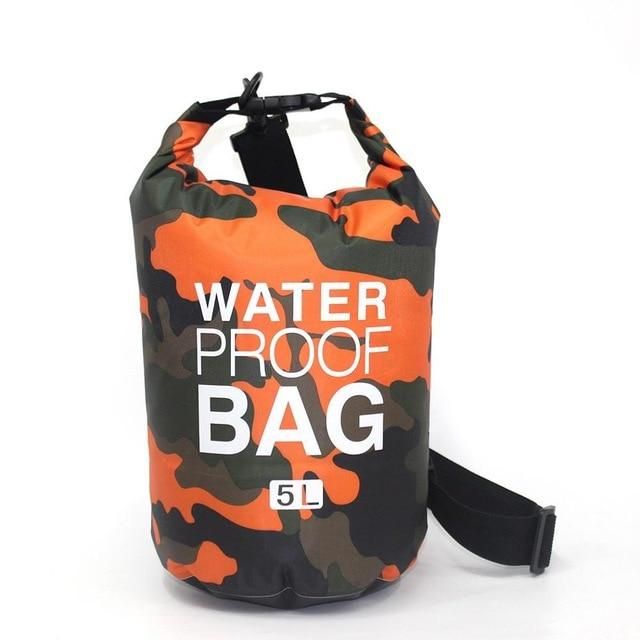 sac de voyage orange imperméable