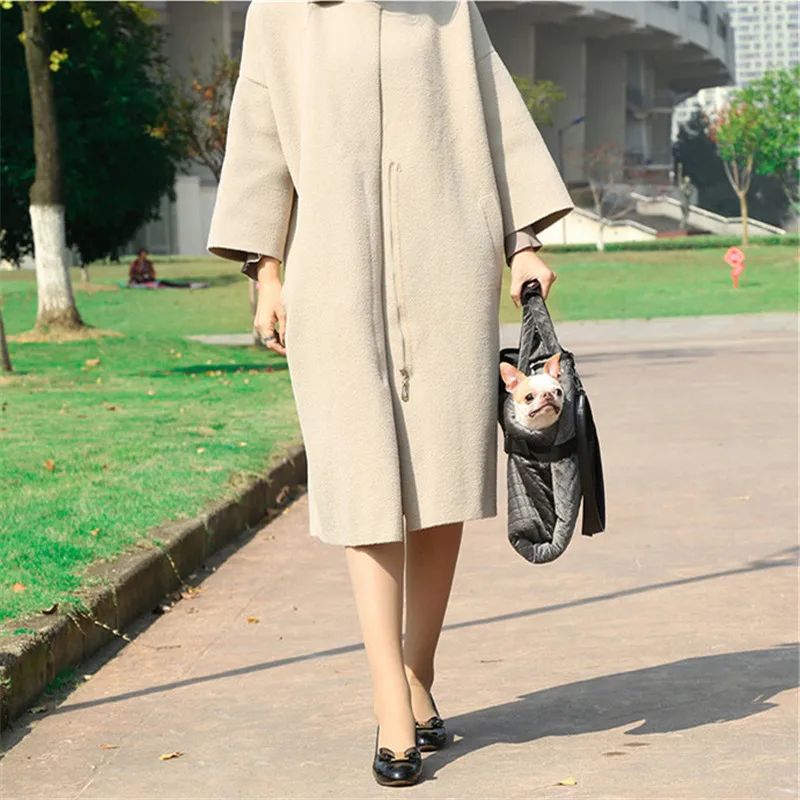 sac de voyage petit chien élégant