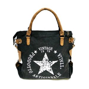 sac de voyage pour femme en toile motif étoile