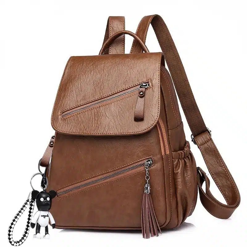 sac de voyage pour femme vintage sac à dos style cuir