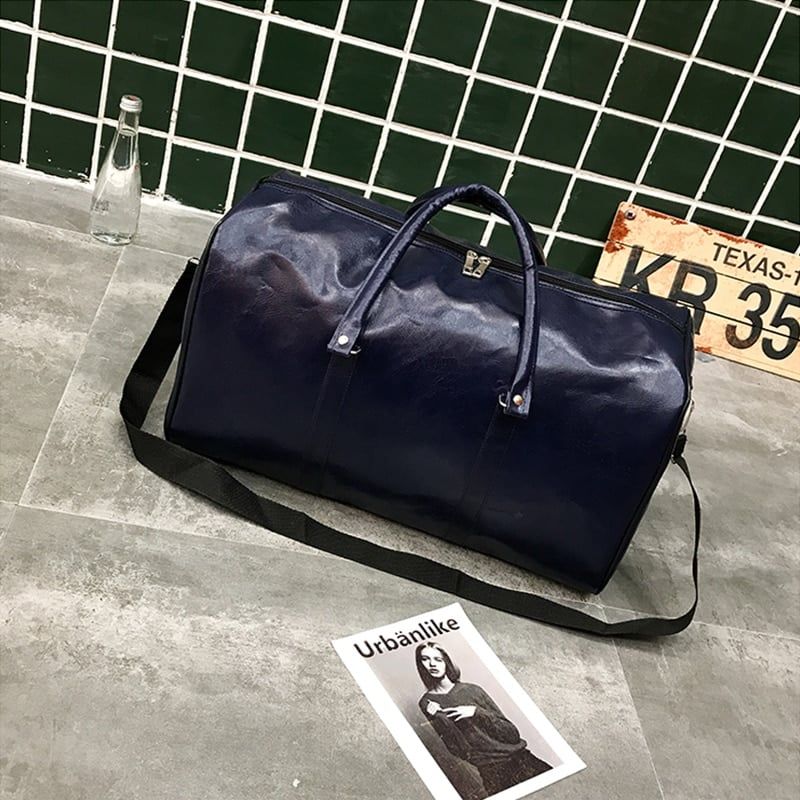 sac de voyage pratique à bandoulière en simili cuir