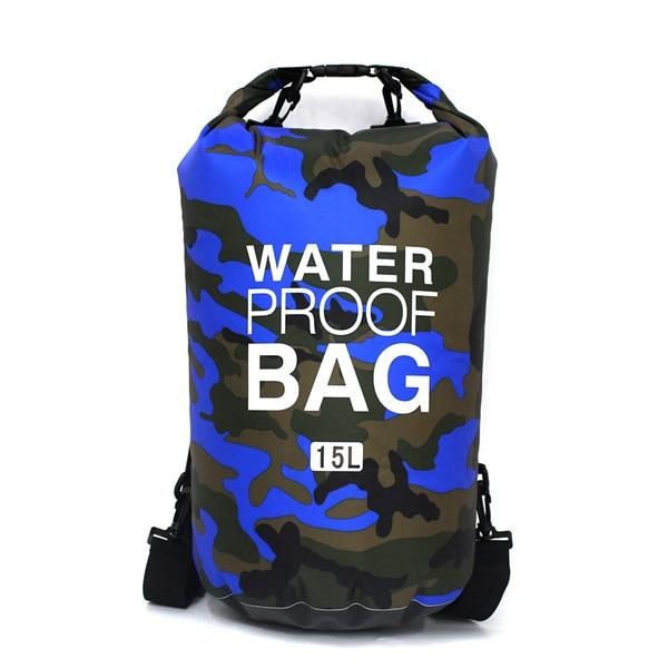 sac de voyage résistant à l'eau camouflage bleu