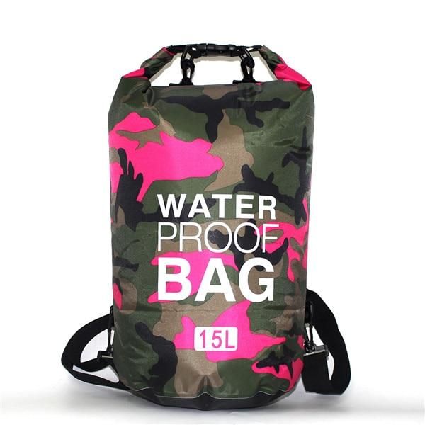 sac de voyage résistant camouflage rose