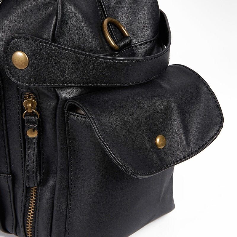 sac de voyage rétro en cuir