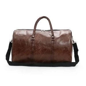 sac de voyage souple à bandoulière en simili cuir