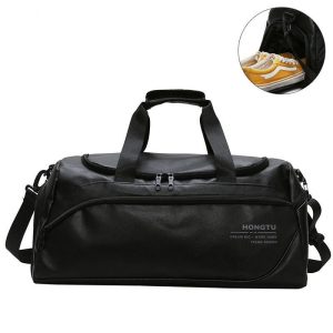 sac de voyage souple en simili cuir
