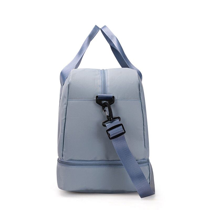 sac de voyage spacieux femme bleu ciel